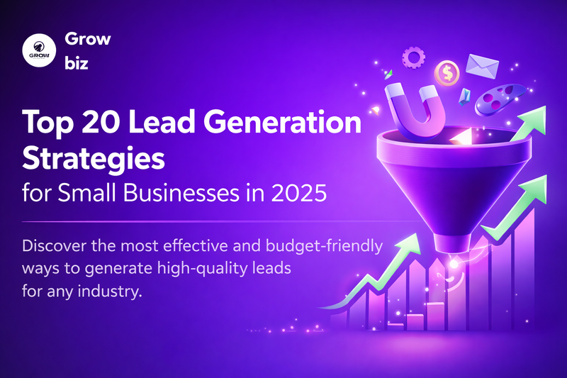 Top 20 Lead Generation Strategies for Small Businesses in 2025