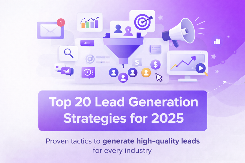 Top 20 Lead Generation Strategies for Small Businesses in 2025